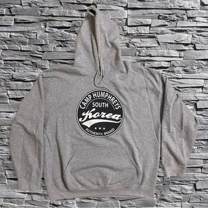 Camp Humphreys South Korea Hoodie Grey Size Not Listed
